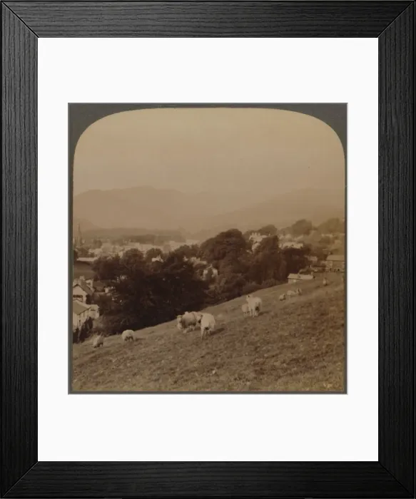 Framed Print : Ambleside, in the beautiful Valley of the Rothay, Lake District, England, 1903 Framed Print : Ambleside, in the beautiful Valley of the Rothay, Lake District, England, 1903