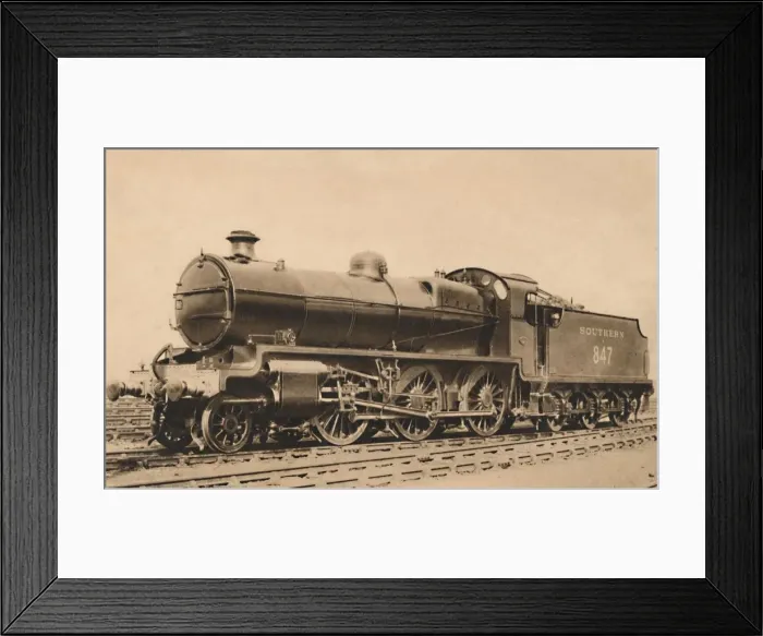 Framed Print : 2. 6. 0. Mixed Traffic Engine No. A. 847, early 20th century. Creator: Unknown Framed Print : 2. 6. 0. Mixed Traffic Engine No. A. 847, early 20th century. Creator: Unknown