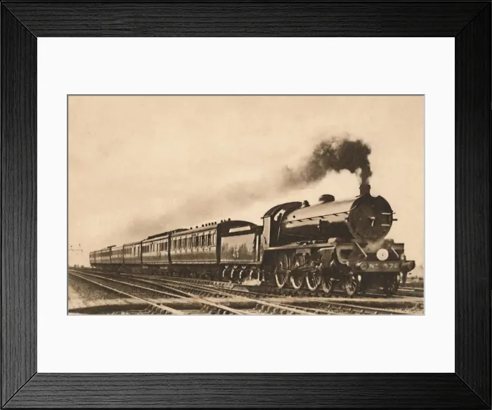 Framed Print : Up West of England Dining Car Express Exeter-London 199 Mins. early 20th century Framed Print : Up West of England Dining Car Express Exeter-London 199 Mins. early 20th century