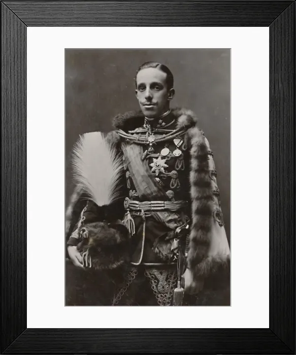 Framed Print : H. M. King of Spain, c1910. Creators: Unknown, Franzen Framed Print : H. M. King of Spain, c1910. Creators: Unknown, Franzen