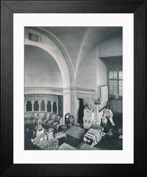 Framed Print : The Studio from the Balcony, late 19th century. Creator: Unknown Framed Print : The Studio from the Balcony, late 19th century. Creator: Unknown