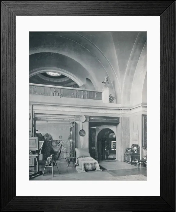 Framed Print : The Studio, late 19th century. Creator: Unknown Framed Print : The Studio, late 19th century. Creator: Unknown