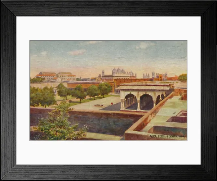 Framed Print : Agra Fort. (General View). Creator: Unknown Framed Print : Agra Fort. (General View). Creator: Unknown