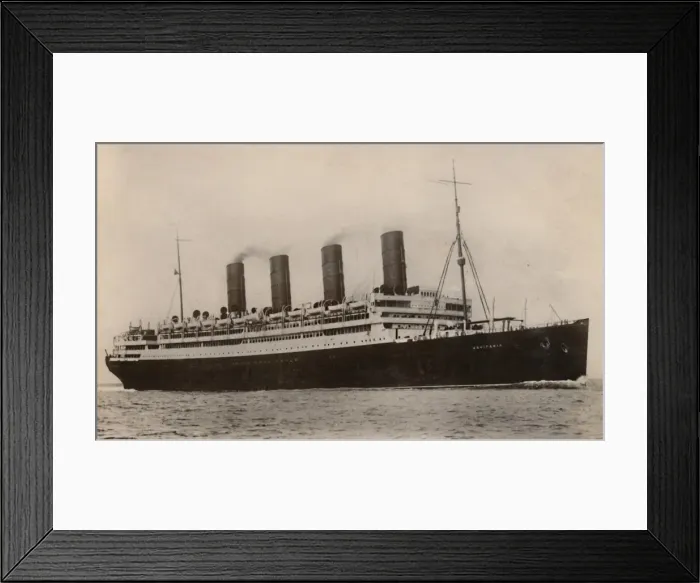 Framed Print : RMS Aquitania, c1930. Creator: Unknown Framed Print : RMS Aquitania, c1930. Creator: Unknown