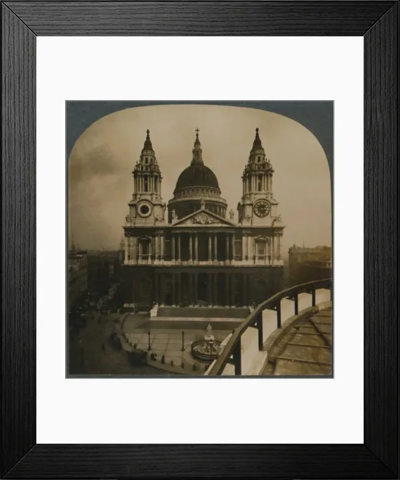 Framed Print : The Pride of London, St. Pauls Cathedral, London, England, c1910. Creator: Unknown Framed Print : The Pride of London, St. Pauls Cathedral, London, England, c1910. Creator: Unknown