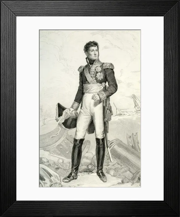 Framed Print : Jean Lannes, 1804, (1839). Creator: Desjardins Framed Print : Jean Lannes, 1804, (1839). Creator: Desjardins