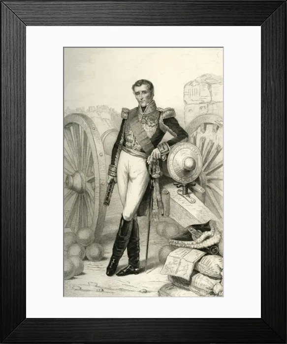 Framed Print : Sylvain Charles Valee, 1804, (1839). Creator: Francois