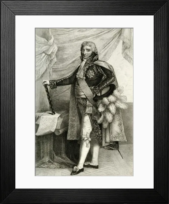 Framed Print : Pierre Augereau, 1804, (1839). Creator: Francois Pigeot Framed Print : Pierre Augereau, 1804, (1839). Creator: Francois Pigeot