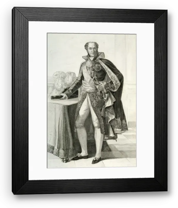 Framed Print : Guillaume Marie Anne Brune, 1804, (1839). Creator: Contenau Framed Print : Guillaume Marie Anne Brune, 1804, (1839). Creator: Contenau