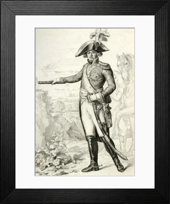 Framed Print : Jean-Mathieu-Philibert Serurier, 1804, (1839). Creator: Migneret Framed Print : Jean-Mathieu-Philibert Serurier, 1804, (1839). Creator: Migneret