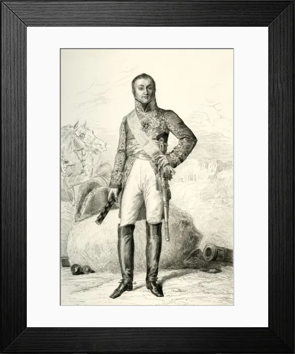 Framed Print : Nicolas Charles Oudinot, 1804, (1839). Creator: Francois Pigeot