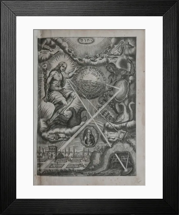 Framed Print : Ars magna lucis et umbrae, 1646. Creator: Kircher, Athanasius (1602-1680) Framed Print : Ars magna lucis et umbrae, 1646. Creator: Kircher, Athanasius (1602-1680)