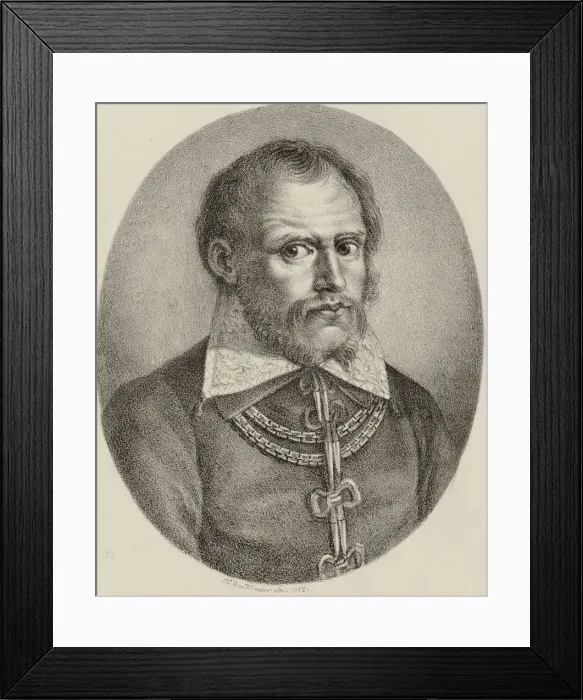 Framed Print : Cipriano de Rore (1515 / 16-1565), 1817. Creator: Winter, Heinrich Eduard von (1788-1825) Framed Print : Cipriano de Rore (1515 / 16-1565), 1817. Creator: Winter, Heinrich Eduard von (1788-1825)