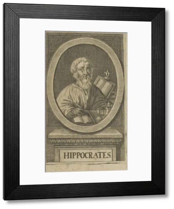 Framed Print : Hippocrates. Creator: Anonymous Framed Print : Hippocrates. Creator: Anonymous