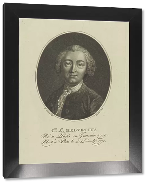 Portrait of Claude Adrien Helvetius (1715-1771), c. 1800. Creator: Bonneville