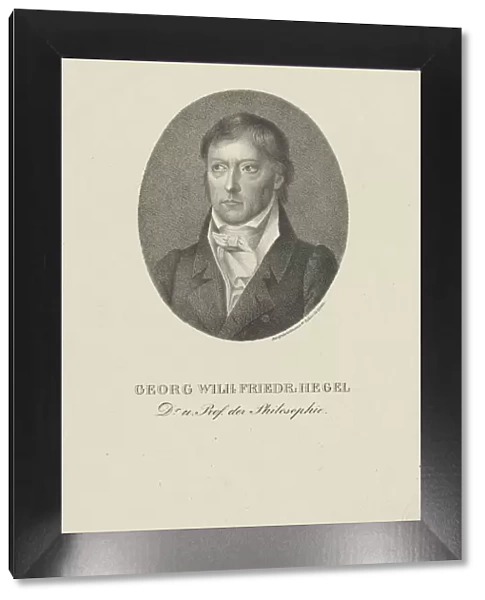 Portrait of Georg Wilhelm Friedrich Hegel (1770-1831). Creator: Anonymous