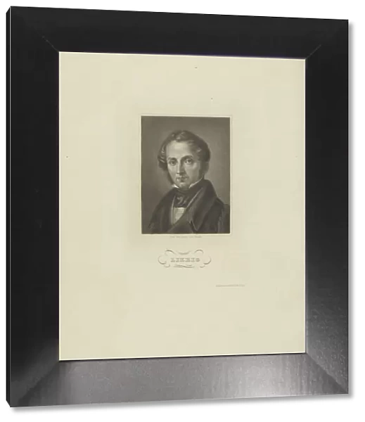 Portrait of the chemist Justus von Liebig, c. 1840. Creator: Barth, Carl (1787-1853)