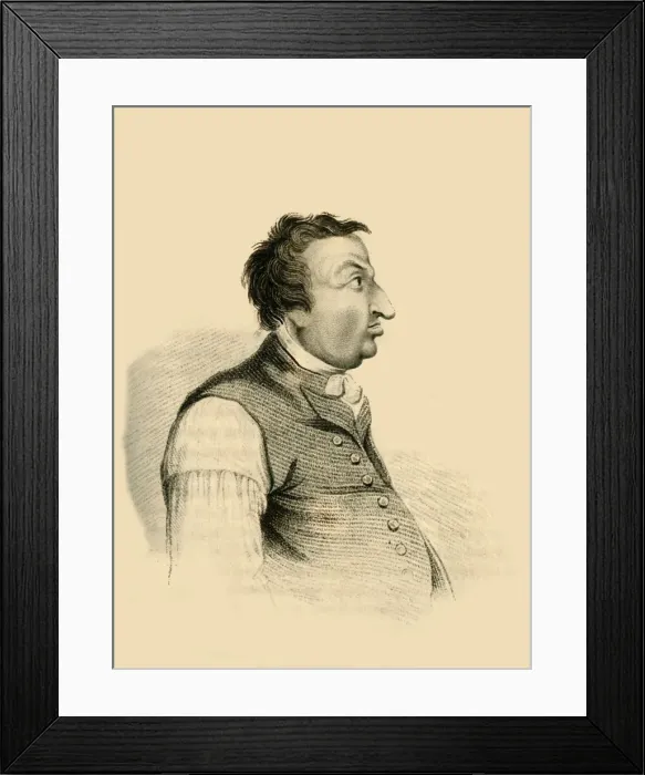 Framed Print : Nathaniel Bentley. The well known Dirty Dick, 1821. Creator: R Page Framed Print : Nathaniel Bentley. The well known Dirty Dick, 1821. Creator: R Page