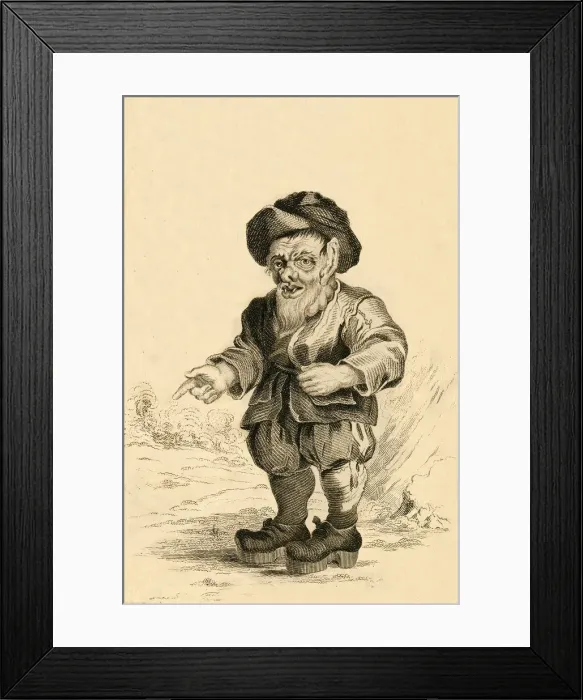 Framed Print : Bertholde, Prime Minister to Alboinus King of Lombardy, 1821. Creator: R Page Framed Print : Bertholde, Prime Minister to Alboinus King of Lombardy, 1821. Creator: R Page