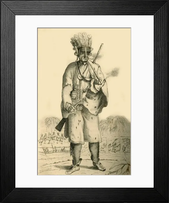 Framed Print : Peter Williamson, Remarkable for his Captivity & Sufferings, 1821. Creator: Robert Cooper Framed Print : Peter Williamson, Remarkable for his Captivity & Sufferings, 1821. Creator: Robert Cooper