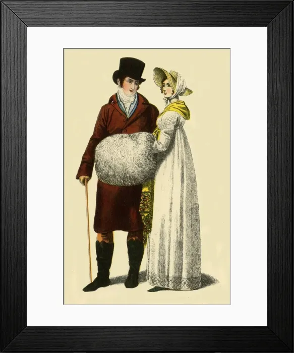 Framed Print : Le Beau Monde, 1807, (1943). Creator: Unknown Framed Print : Le Beau Monde, 1807, (1943). Creator: Unknown