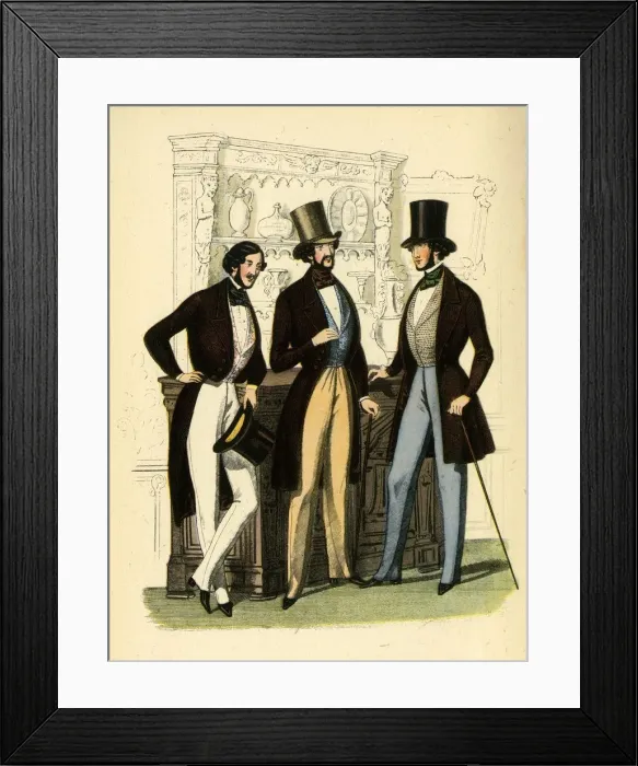 Framed Print : Petit Courrier des Dames, 1840, 1943. Creator: Unknown Framed Print : Petit Courrier des Dames, 1840, 1943. Creator: Unknown