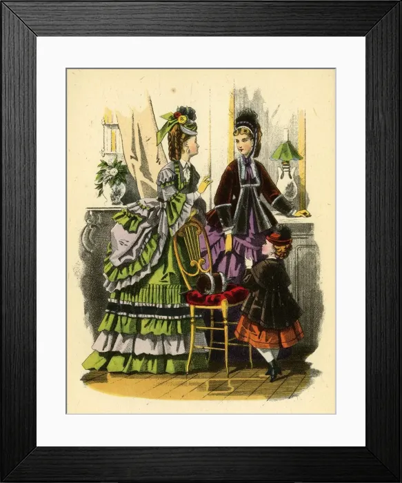 Framed Print : The Young Englishwoman, 1871, 1943. Creator: Unknown Framed Print : The Young Englishwoman, 1871, 1943. Creator: Unknown