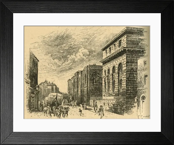 Framed Print : The Old Bailey, London, early 19th century (c1890). Creator: Unknown