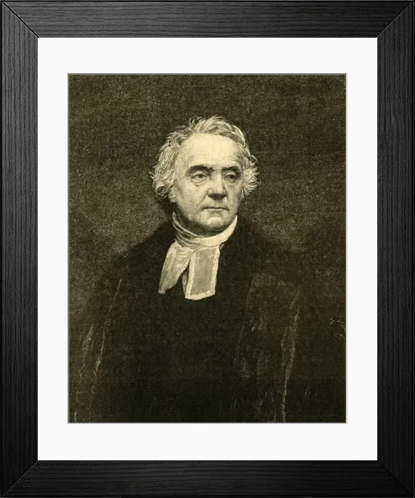 Framed Print : Thomas Chalmers, Scottish clergyman, theologian and political economist, c1840s (c1890) Framed Print : Thomas Chalmers, Scottish clergyman, theologian and political economist, c1840s (c1890)