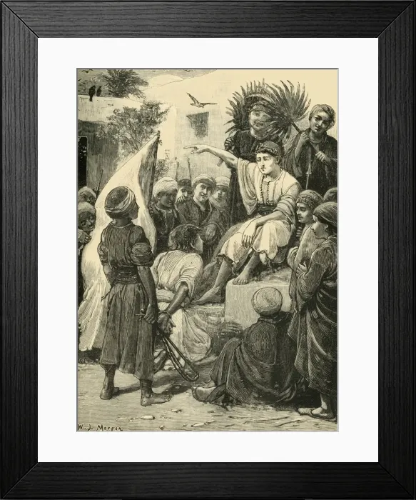 Framed Print : The Boy Cyrus Playing the King, 1890. Creator: Unknown Framed Print : The Boy Cyrus Playing the King, 1890. Creator: Unknown