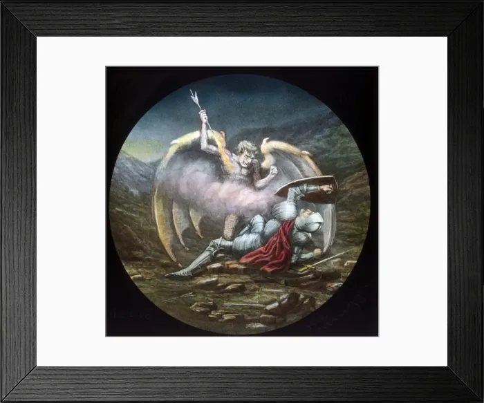 Framed Print : The Struggle, c1910. Creator: Unknown Framed Print : The Struggle, c1910. Creator: Unknown