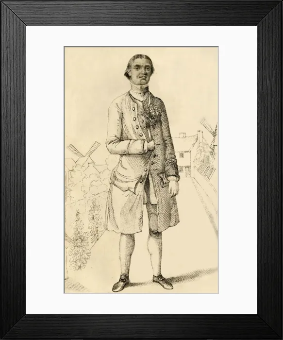 Framed Print : Thomas Wood, The Abstemious Miller, 1821. Creator: Robert Cooper Framed Print : Thomas Wood, The Abstemious Miller, 1821. Creator: Robert Cooper