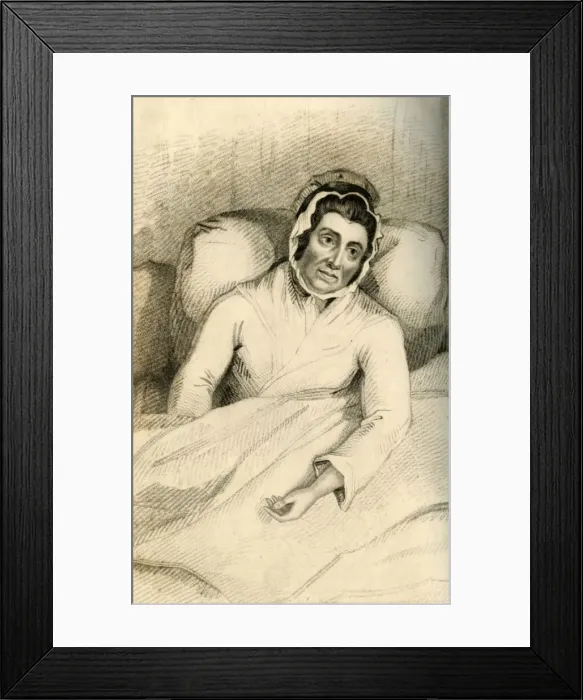 Framed Print : Elizabeth Woodcock - Who was buried in Snow nearly 8 days, 1821. Creator: Robert Cooper Framed Print : Elizabeth Woodcock - Who was buried in Snow nearly 8 days, 1821. Creator: Robert Cooper