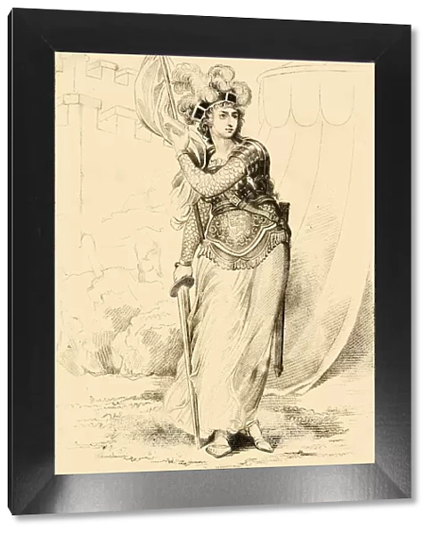 Joan D Arc, the Maid of Orleans, 1821. Creator: R Page