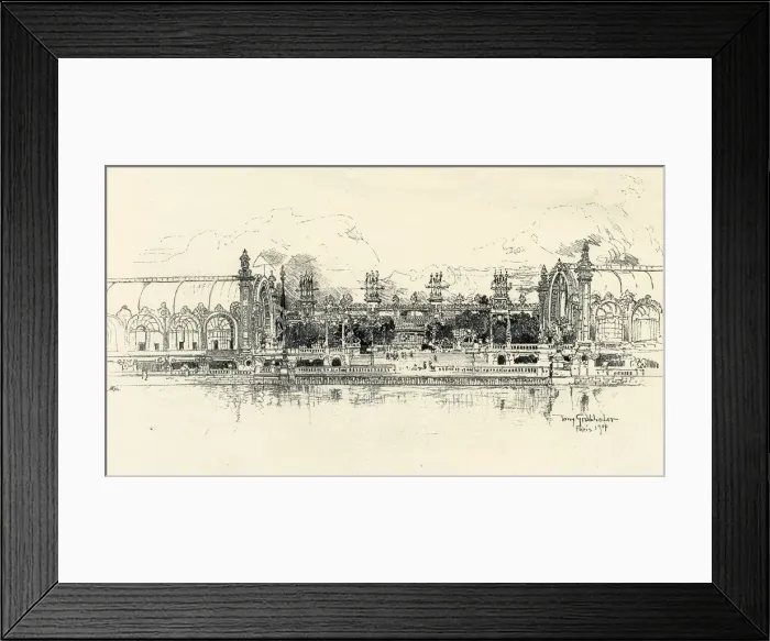 Framed Print : The Pavilions of Horticulture and Forestry by Tony Grubhofer, 1900. Creator: Tony Grubhofer Framed Print : The Pavilions of Horticulture and Forestry by Tony Grubhofer, 1900. Creator: Tony Grubhofer