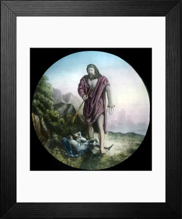 Framed Print : Caught by Slough of Despond, c1910. Creator: Unknown Framed Print : Caught by Slough of Despond, c1910. Creator: Unknown