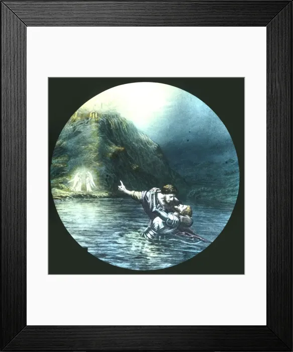 Framed Print : Crossing the River of Death, c1910. Creator: Unknown Framed Print : Crossing the River of Death, c1910. Creator: Unknown