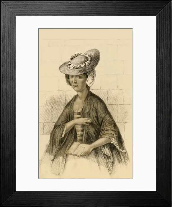 Framed Print : Elizabeth Brownrigg, Executed for Cruelty & Murder, 1822. Creator: Robert Cooper Framed Print : Elizabeth Brownrigg, Executed for Cruelty & Murder, 1822. Creator: Robert Cooper