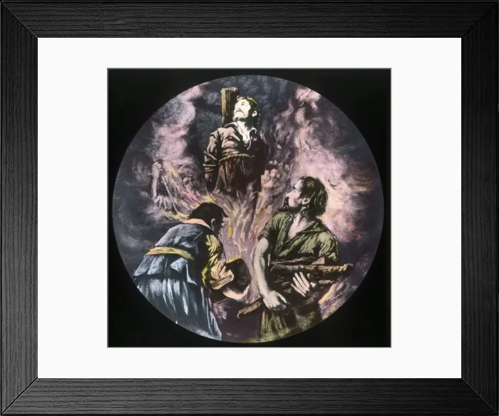 Framed Print : Faithful burnt at the stake, c1910. Creator: Unknown Framed Print : Faithful burnt at the stake, c1910. Creator: Unknown