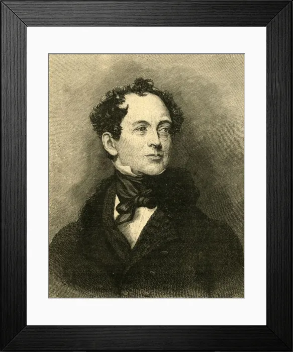 Framed Print : Thomas Moore, Irish poet and biographer of Lord Byron, c1829 (c1890). Creator: Unknown Framed Print : Thomas Moore, Irish poet and biographer of Lord Byron, c1829 (c1890). Creator: Unknown