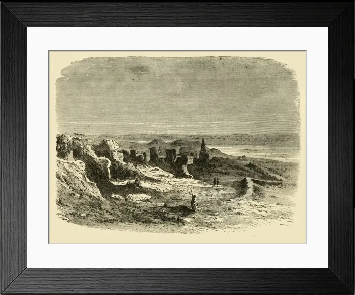 Framed Print : Ruins at Sais, 1890. Creator: Unknown Framed Print : Ruins at Sais, 1890. Creator: Unknown