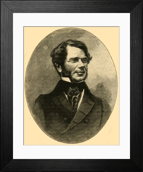 Framed Print : William Smith O Brien, Irish nationalist rebel and politician, c1848 (c1890). Creator: Unknown Framed Print : William Smith O Brien, Irish nationalist rebel and politician, c1848 (c1890). Creator: Unknown