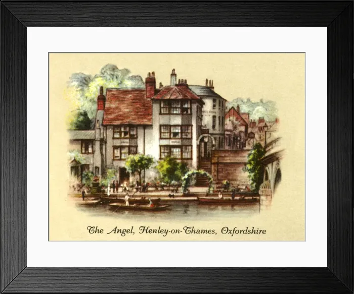 Framed Print : The Angel, Henley-on-Thames, Oxfordshire, 1936. Creator: Unknown Framed Print : The Angel, Henley-on-Thames, Oxfordshire, 1936. Creator: Unknown