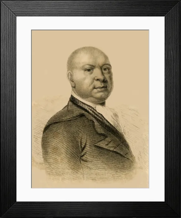 Framed Print : John Broughton, 1822. Creator: Robert Cooper Framed Print : John Broughton, 1822. Creator: Robert Cooper