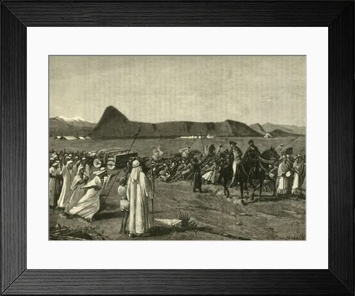 Framed Print : Procession of the Bull, 1890. Creator: Unknown Framed Print : Procession of the Bull, 1890. Creator: Unknown