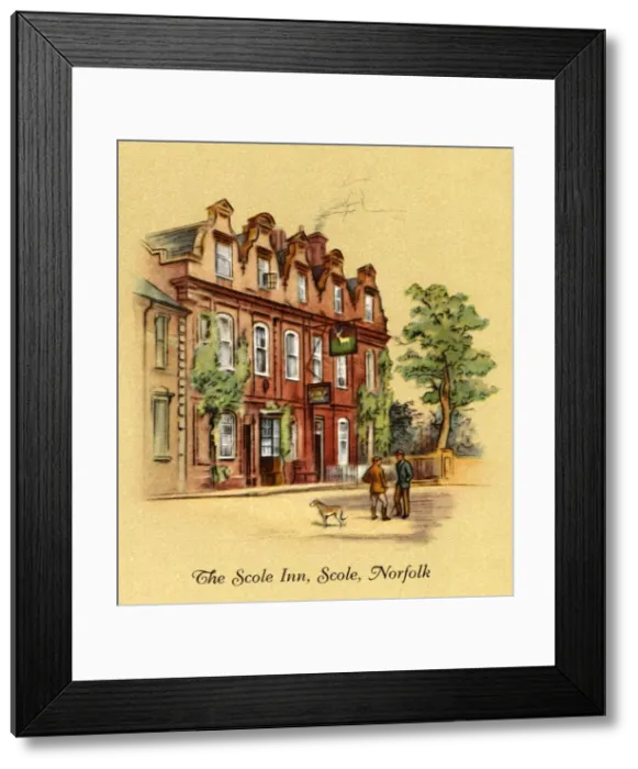 Framed Print : The Scole Inn, Scole, Norfolk, 1939. Creator: Unknown Framed Print : The Scole Inn, Scole, Norfolk, 1939. Creator: Unknown