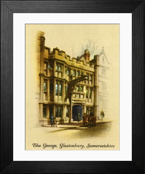 Framed Print : The George, Glastonbury, Somersetshire, Sussex, 1936. Creator: Unknown Framed Print : The George, Glastonbury, Somersetshire, Sussex, 1936. Creator: Unknown