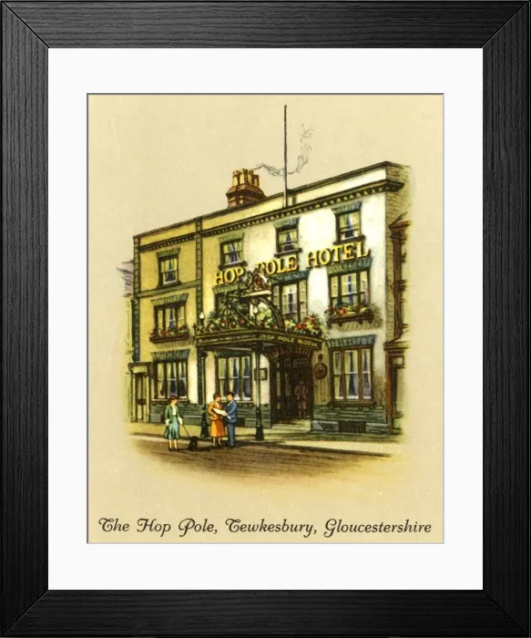 Framed Print : The Hop Pole, Tewkesbury, Gloucestershire, 1936. Creator: Unknown Framed Print : The Hop Pole, Tewkesbury, Gloucestershire, 1936. Creator: Unknown