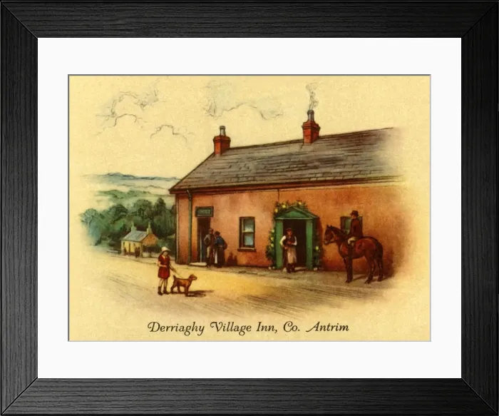 Framed Print : Derriaghy Village Inn, Co. Antrim, 1939. Creator: Unknown Framed Print : Derriaghy Village Inn, Co. Antrim, 1939. Creator: Unknown