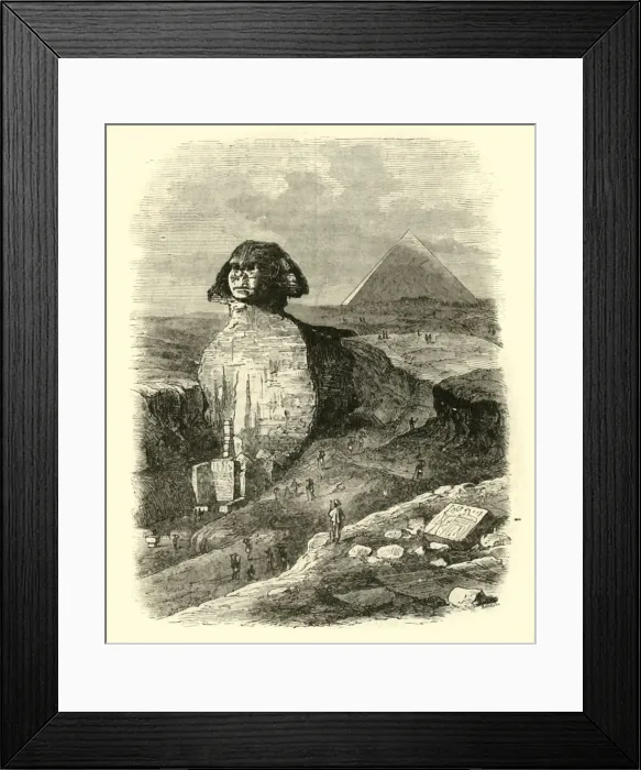 Framed Print : The Sphinx, 1890. Creator: Unknown Framed Print : The Sphinx, 1890. Creator: Unknown
